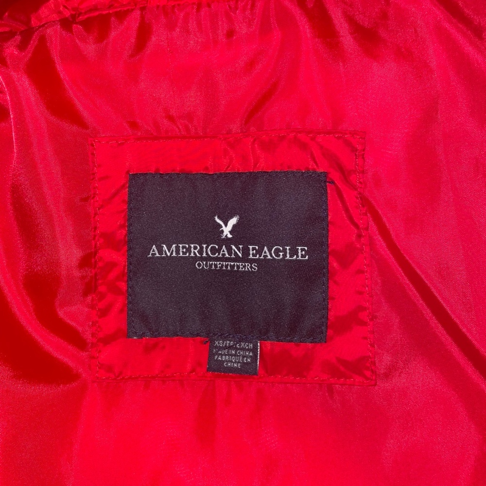 American Eagle Red Puffer Jacket - image 2